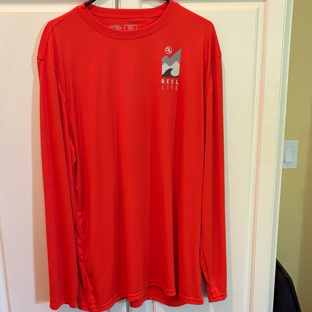 Reel Life Men's Long-Sleeve Active Shirt — Red